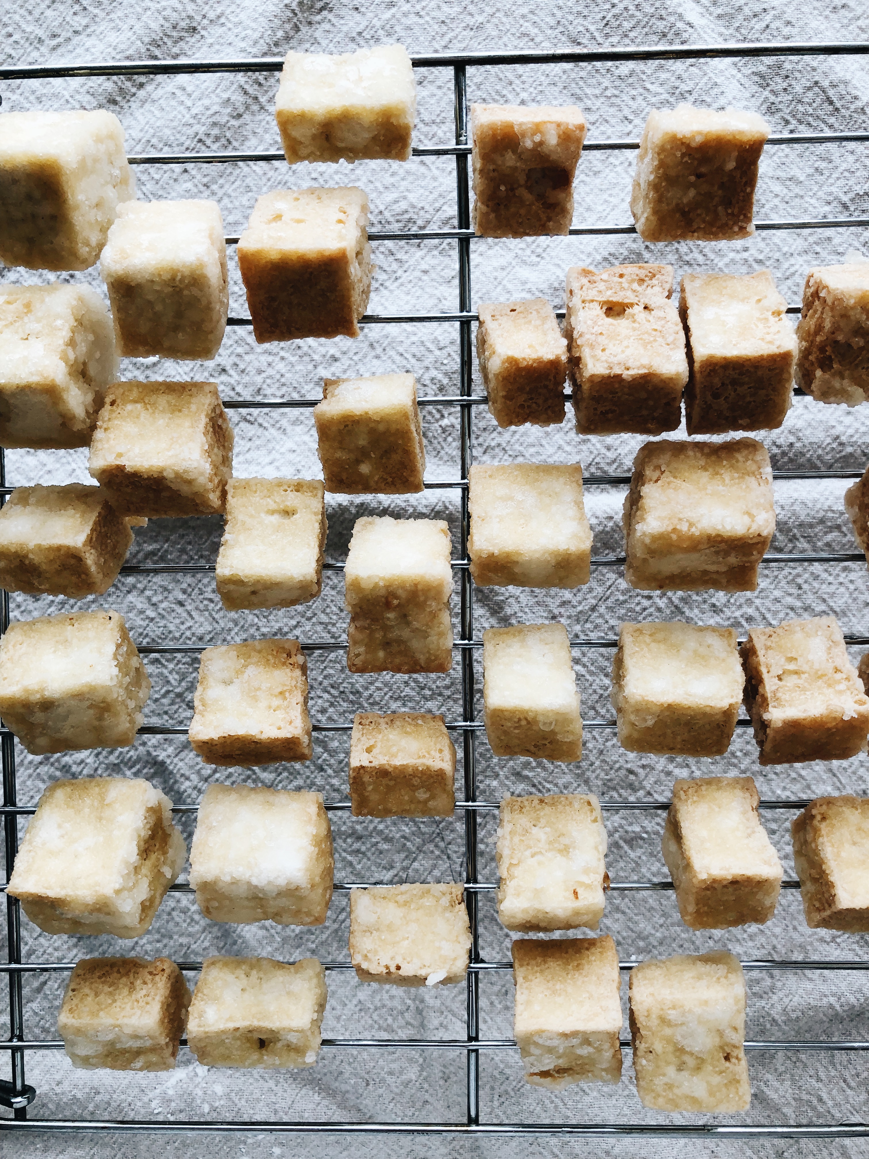 Sticky Tofu with Glass Noodles / Bev Cooks