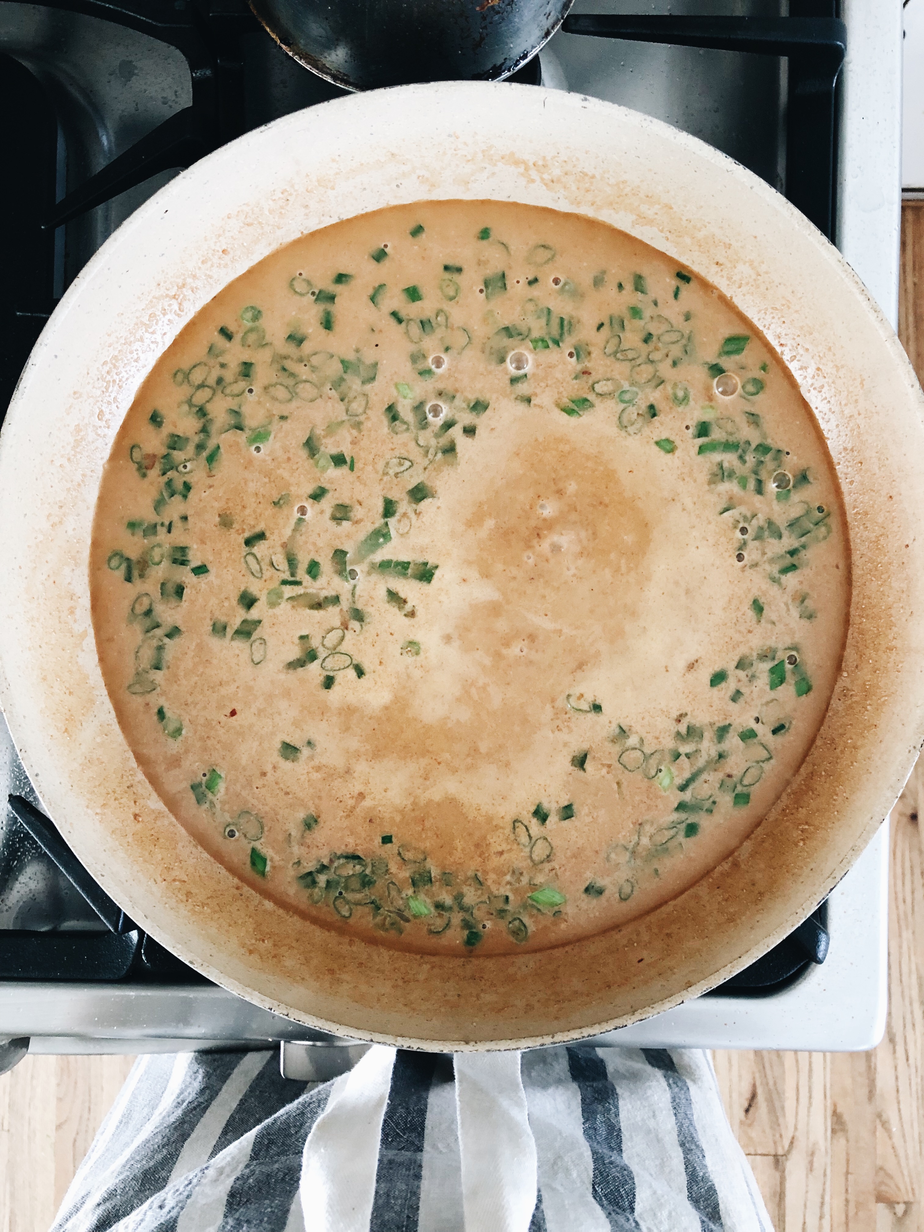 Thai Coconut Noodles / Bev Cooks