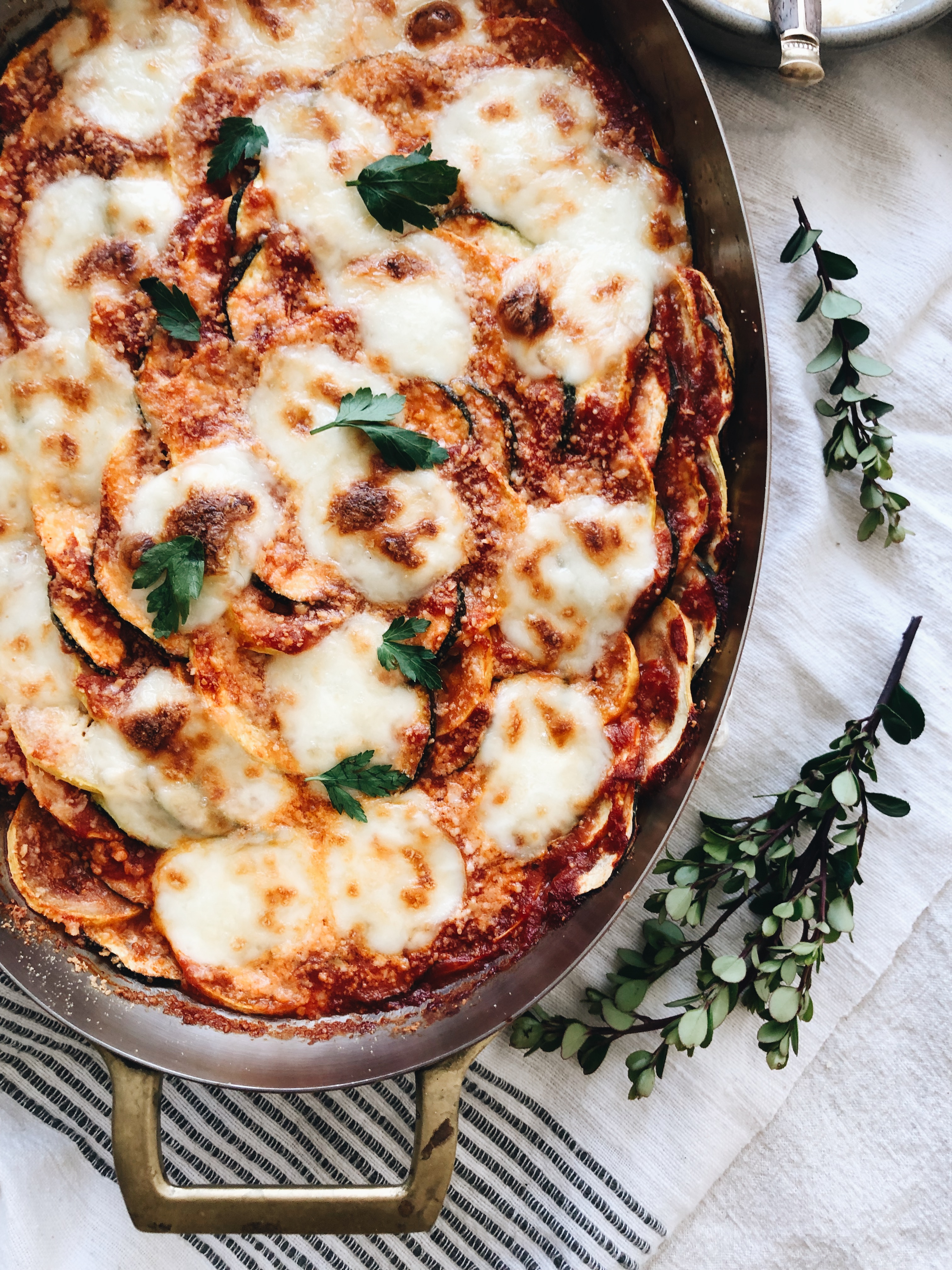 Cheesy Vegetable Gratin / Bev Cooks