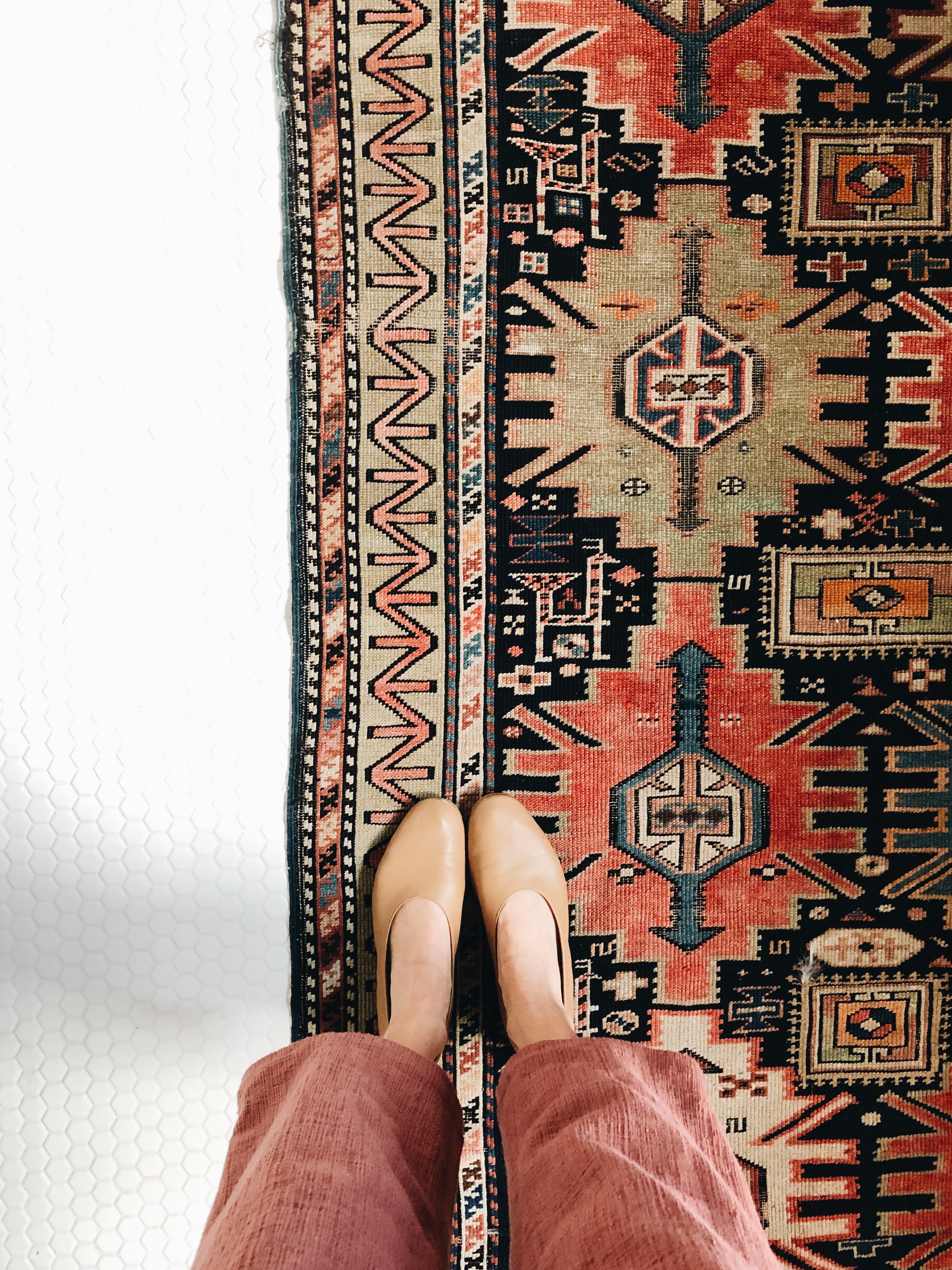 feet and rug