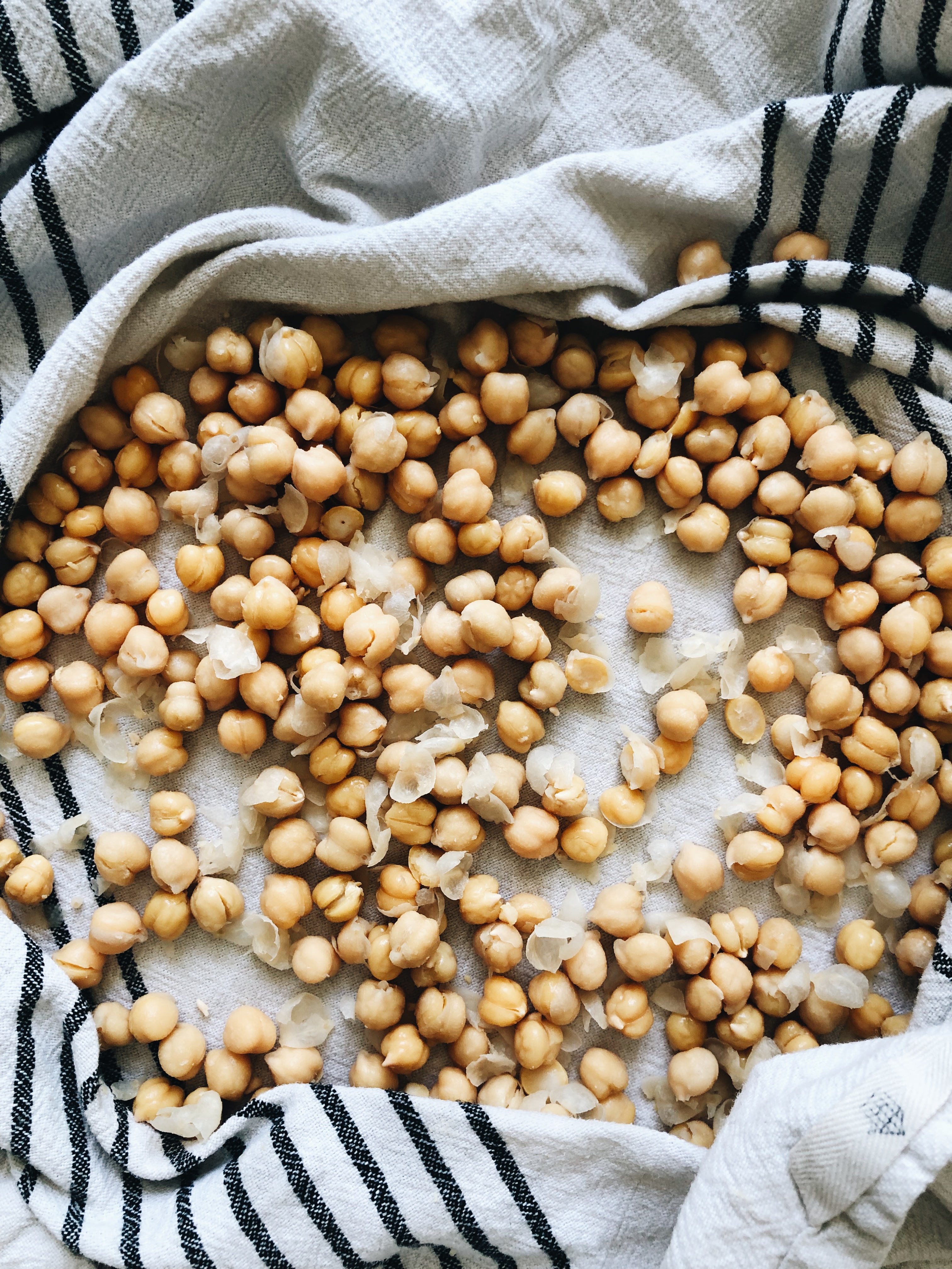 Loaded Greek Salad with Chicken and Crispy Chickpeas / Bev Cooks