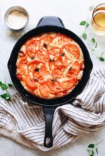 Skillet Tomato Pie / Bev Cooks