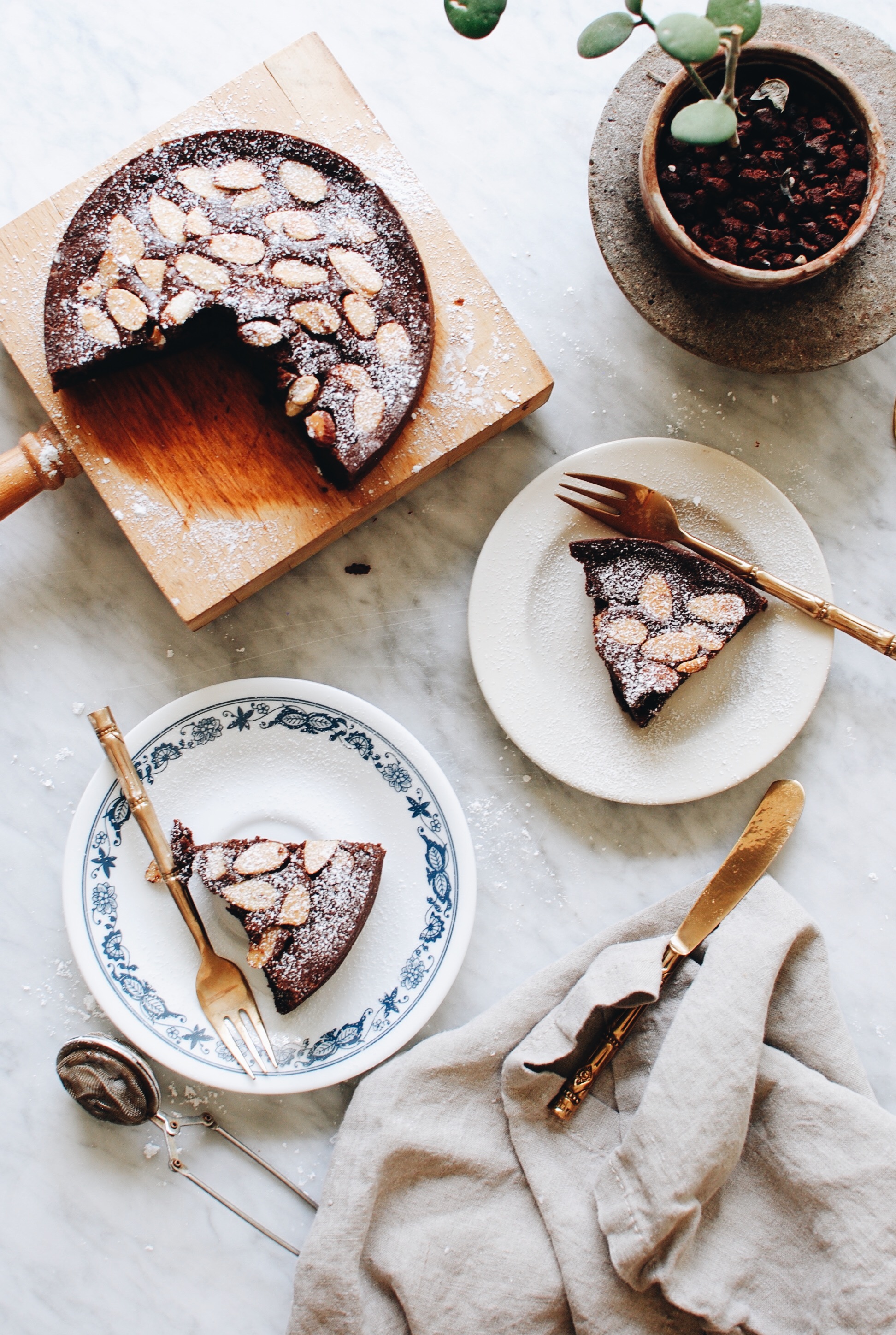 Mini Chocolate Mascarpone Cake / Bev Cooks