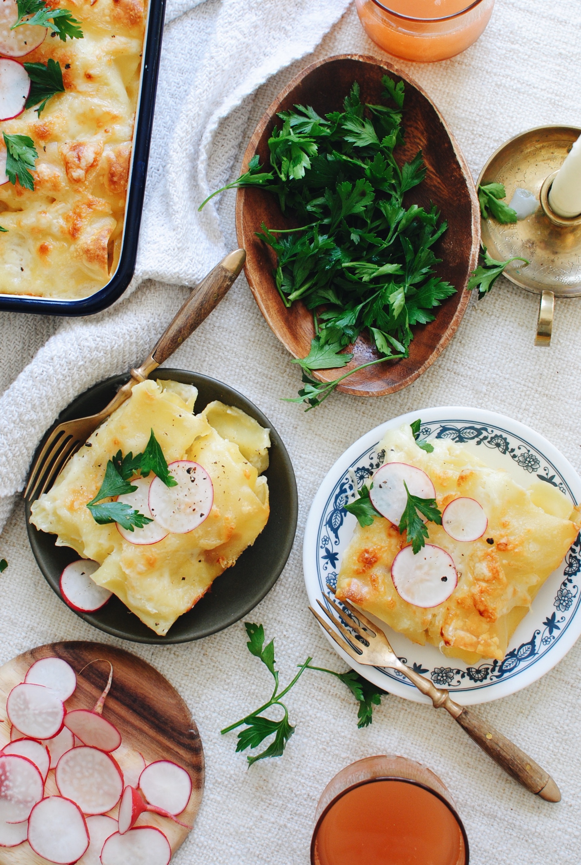 Baked Ham and Cheese Rollups / Bev Cooks