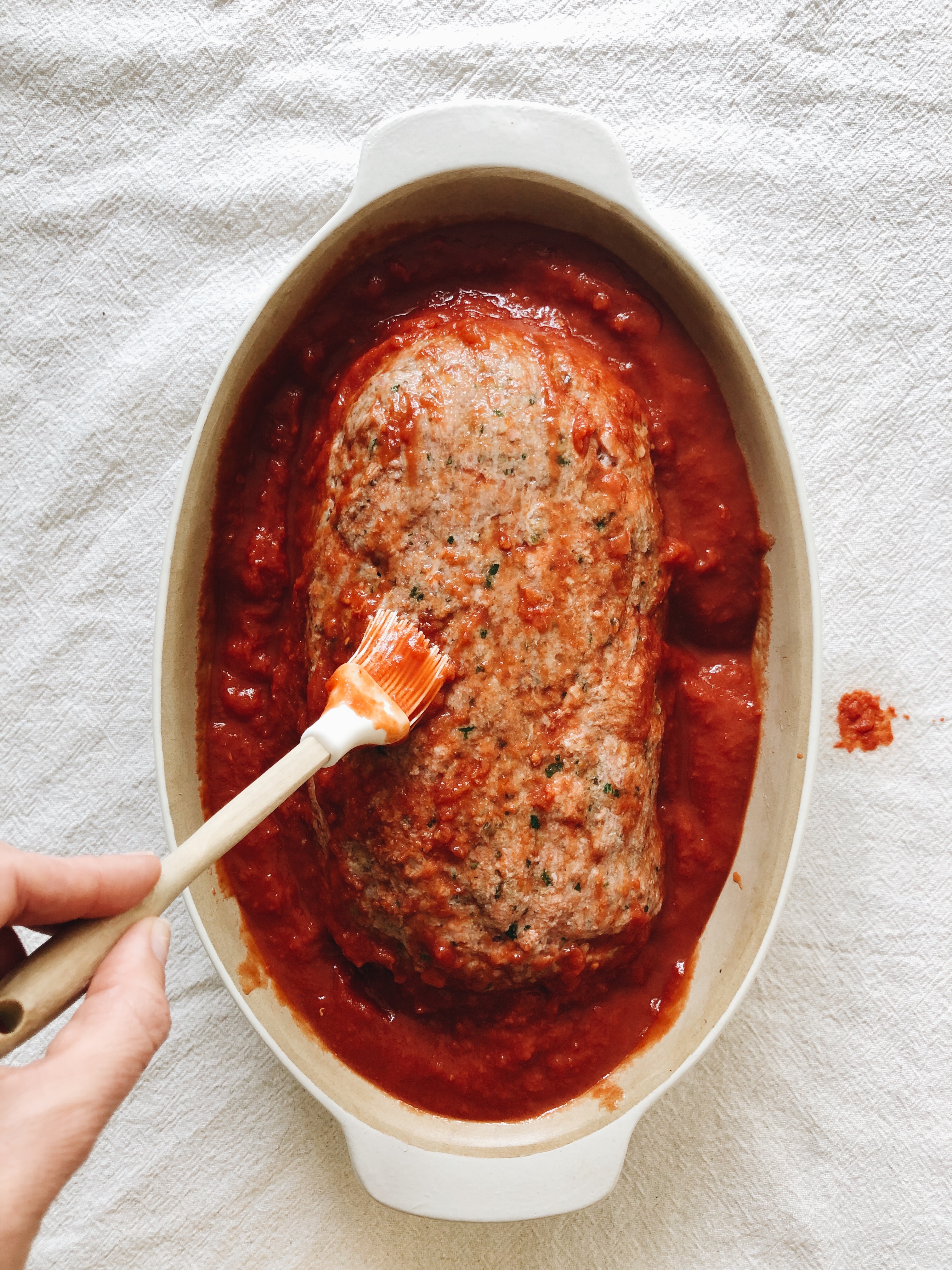 The Best Meatloaf in Tomato Sauce / Bev Cooks