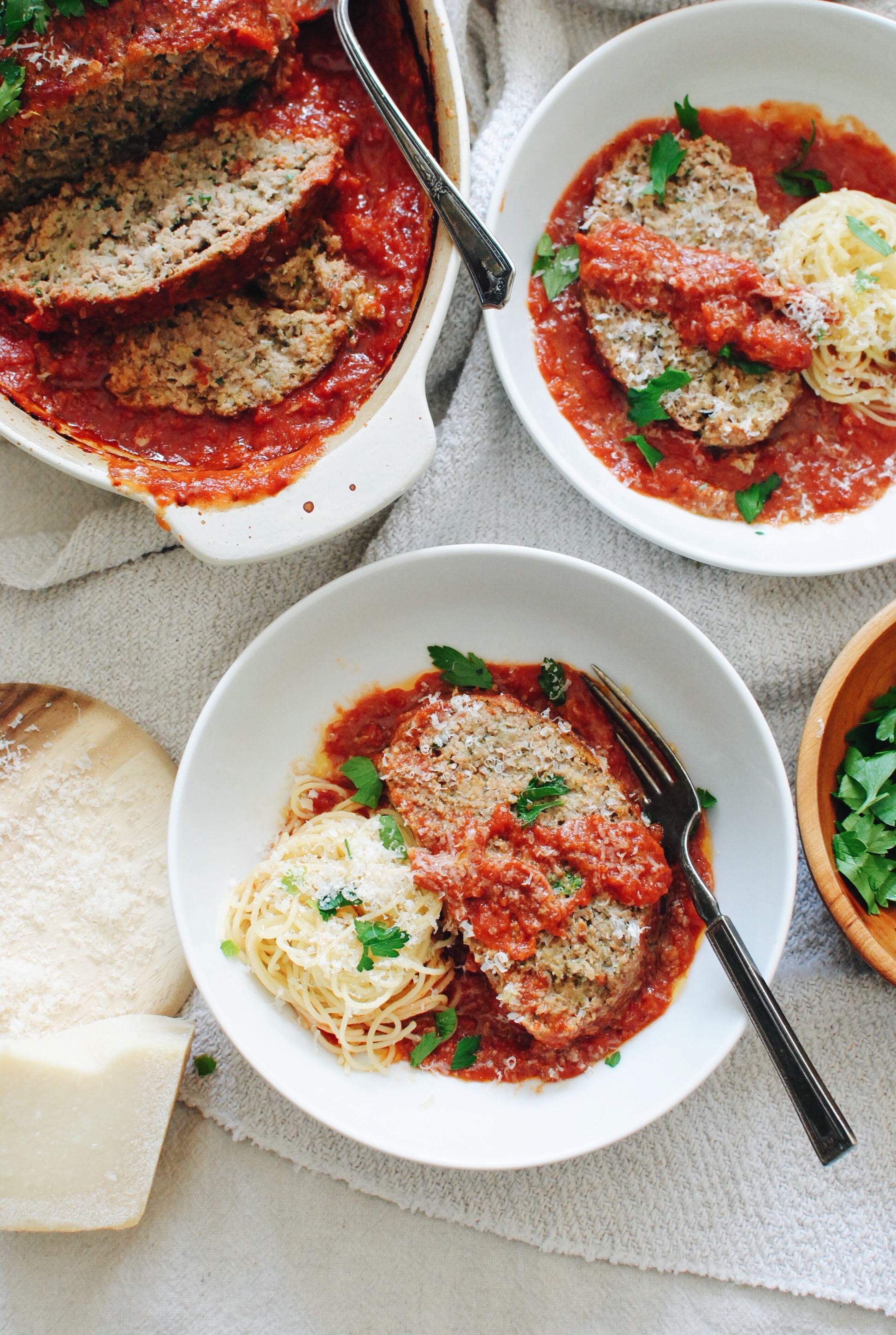 The Best Meatloaf in Tomato Sauce / Bev Cooks