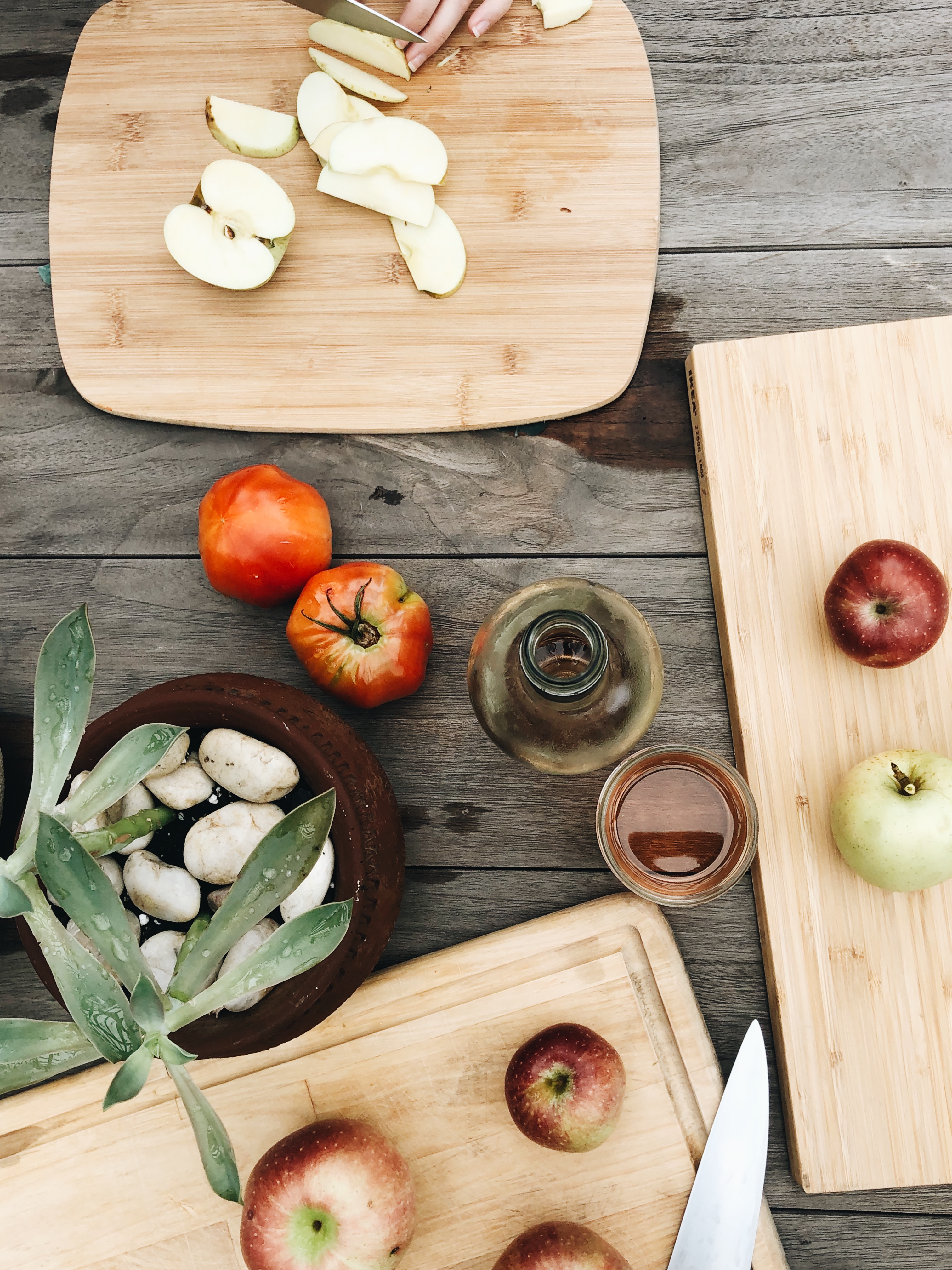 apple pie making