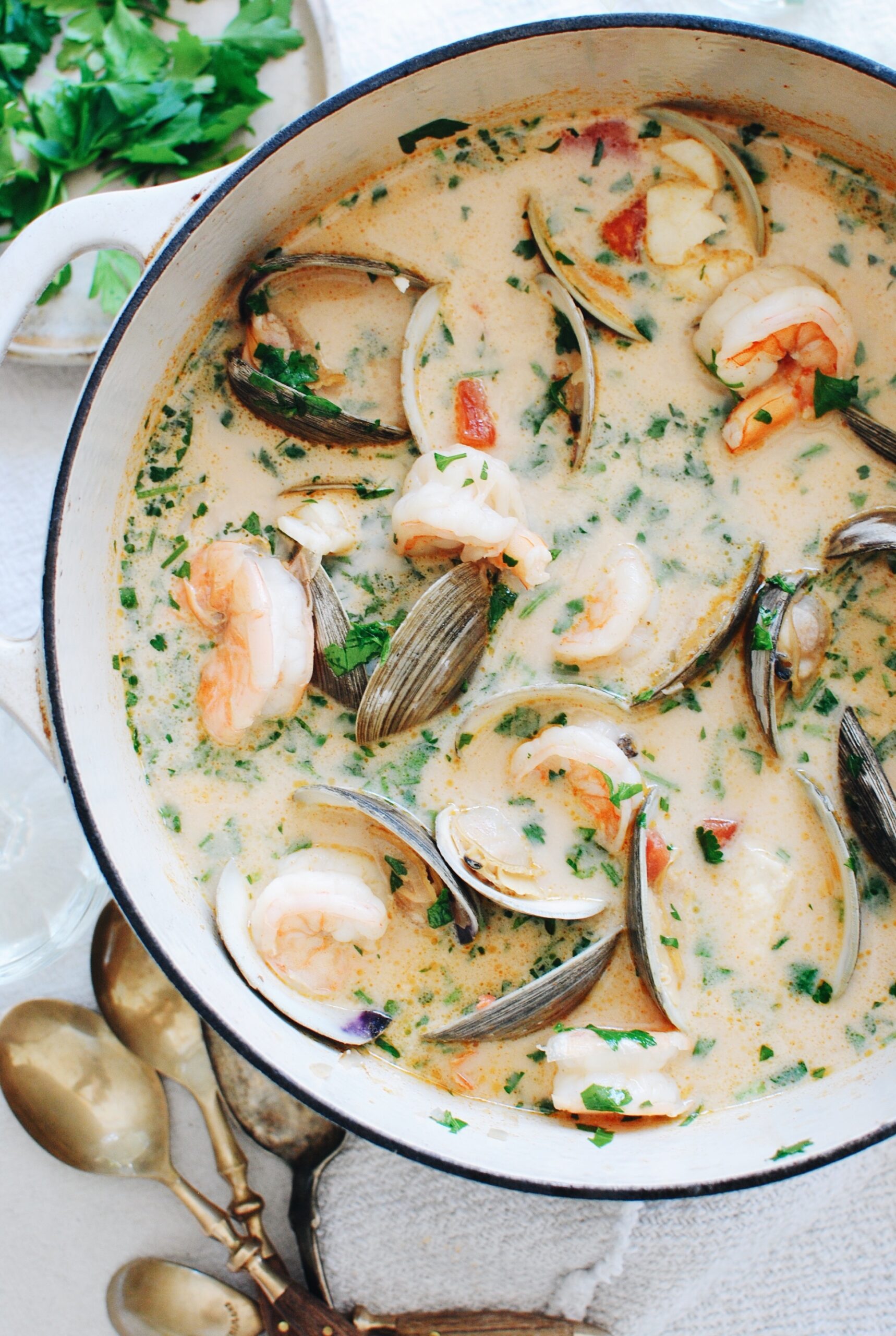 Rustic Seafood Soup | Bev Cooks