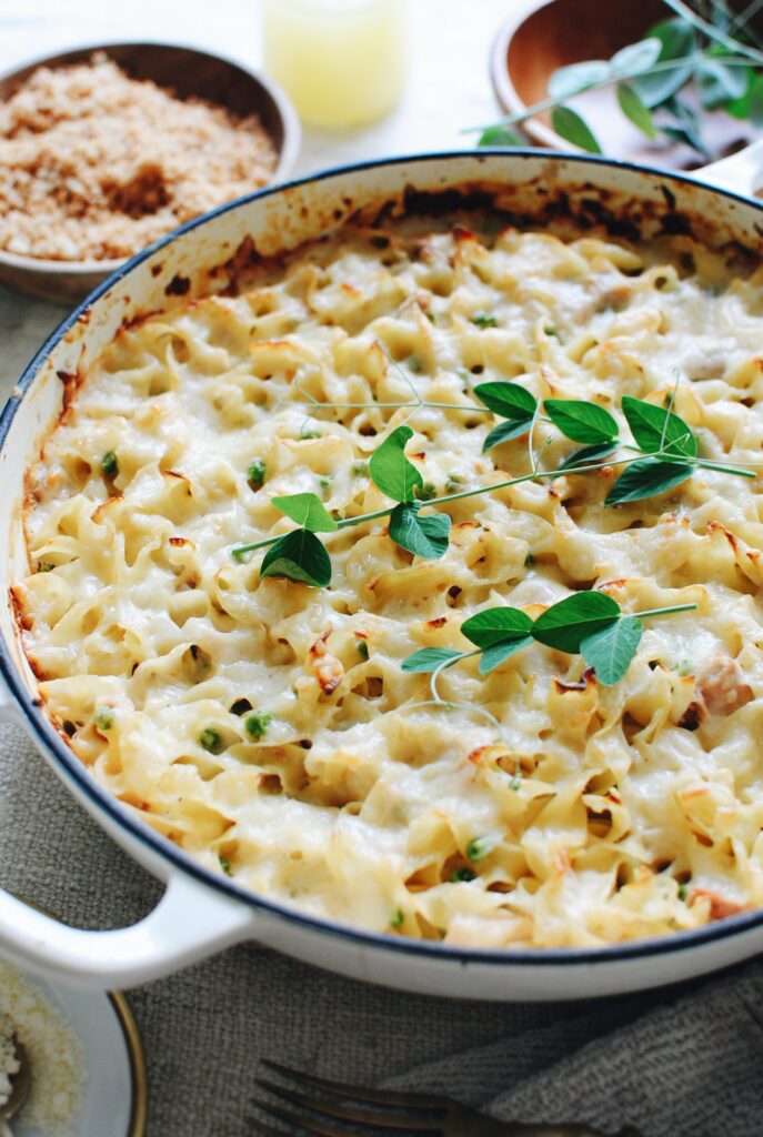 French-Inspired Skillet Tuna Casserole - Bev Cooks