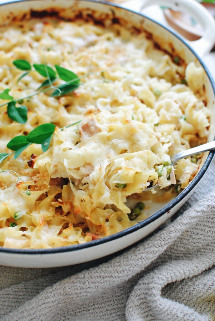 French-Inspired Skillet Tuna Casserole - Bev Cooks