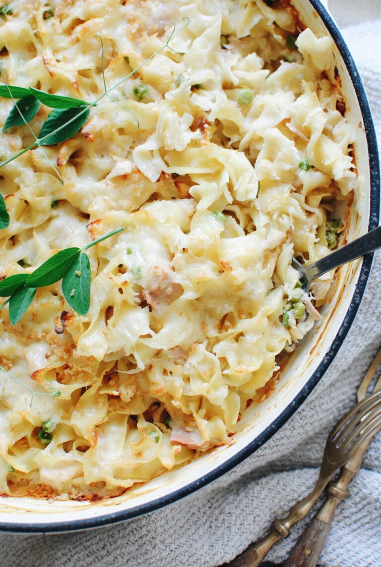 French-Inspired Skillet Tuna Casserole - Bev Cooks