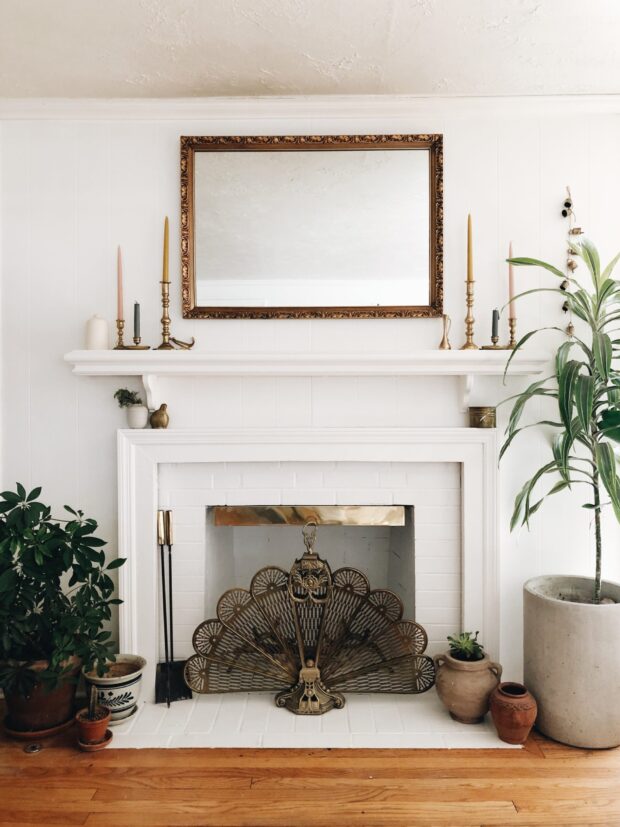 How To Paint The Inside of Your Fireplace White! And, is it worth it? / Bev Cooks
