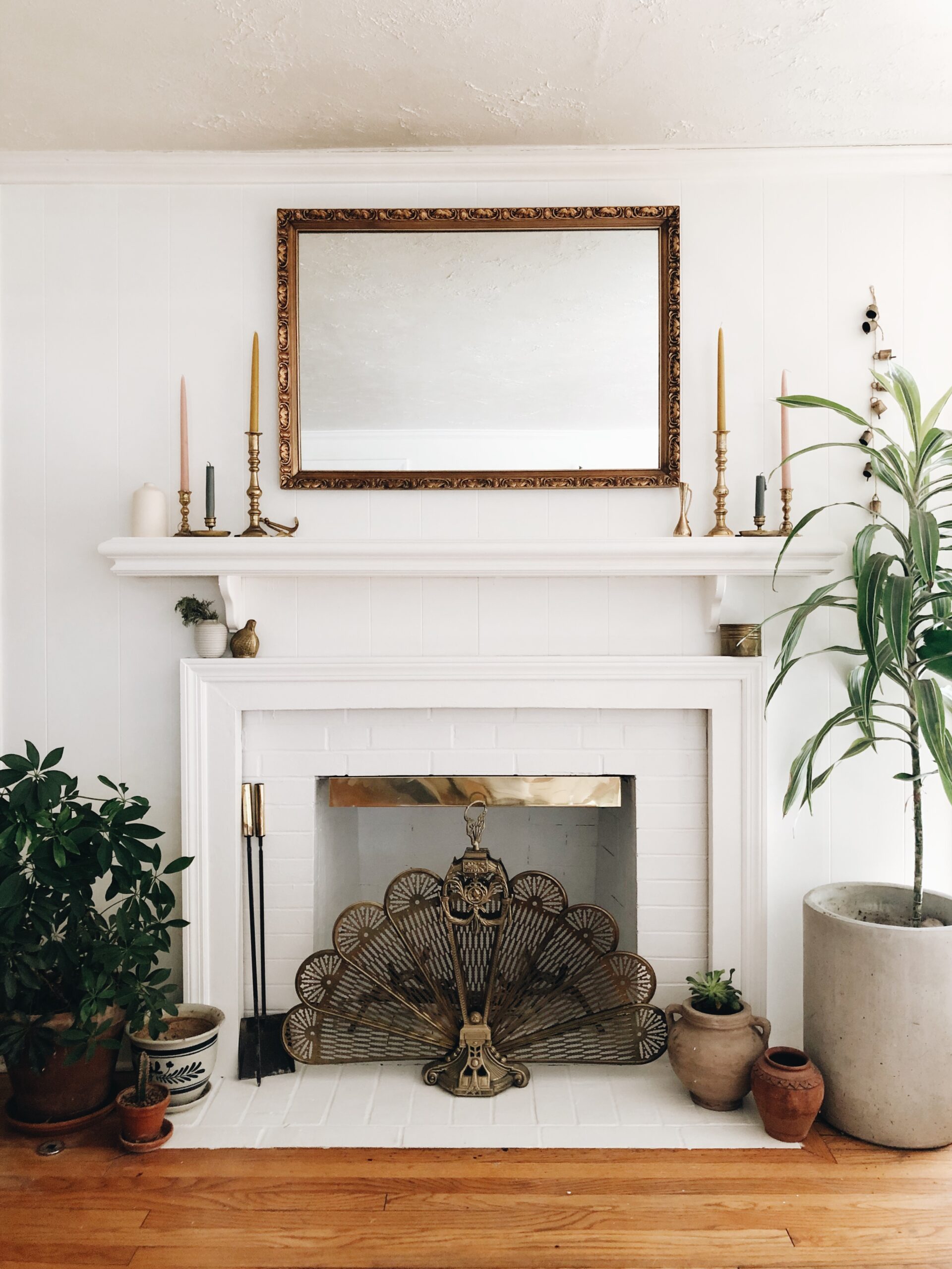 How to Paint Your Fireplace White. And . . . is it worth it Bev