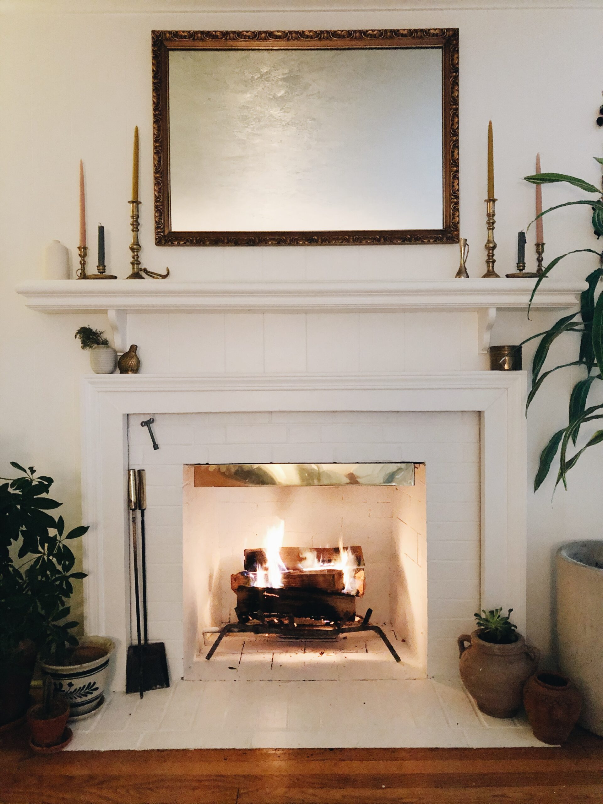 How to Paint Your Fireplace White. And . . . is it worth it? - Bev Cooks