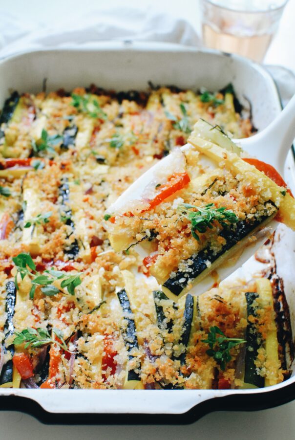 Summer Vegetable Bake - Bev Cooks