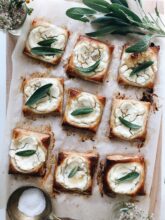Sage and Ricotta Puff Pastry / Bev Cooks