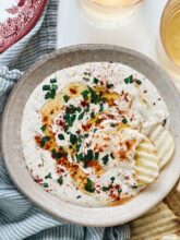 Sour Cream and Roasted Onion Dip / Bev Cooks
