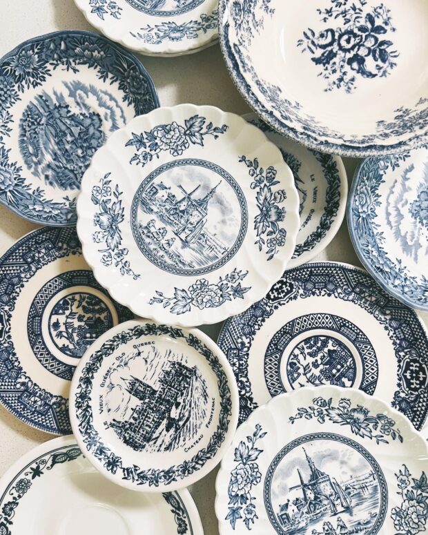 blue and white dishes / bev cooks