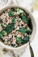 Bacon and Broccoli Salad / Bev Cooks