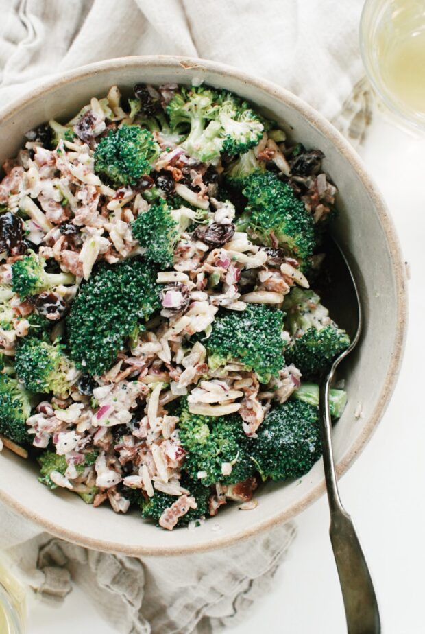 Bacon and Broccoli Salad / Bev Cooks