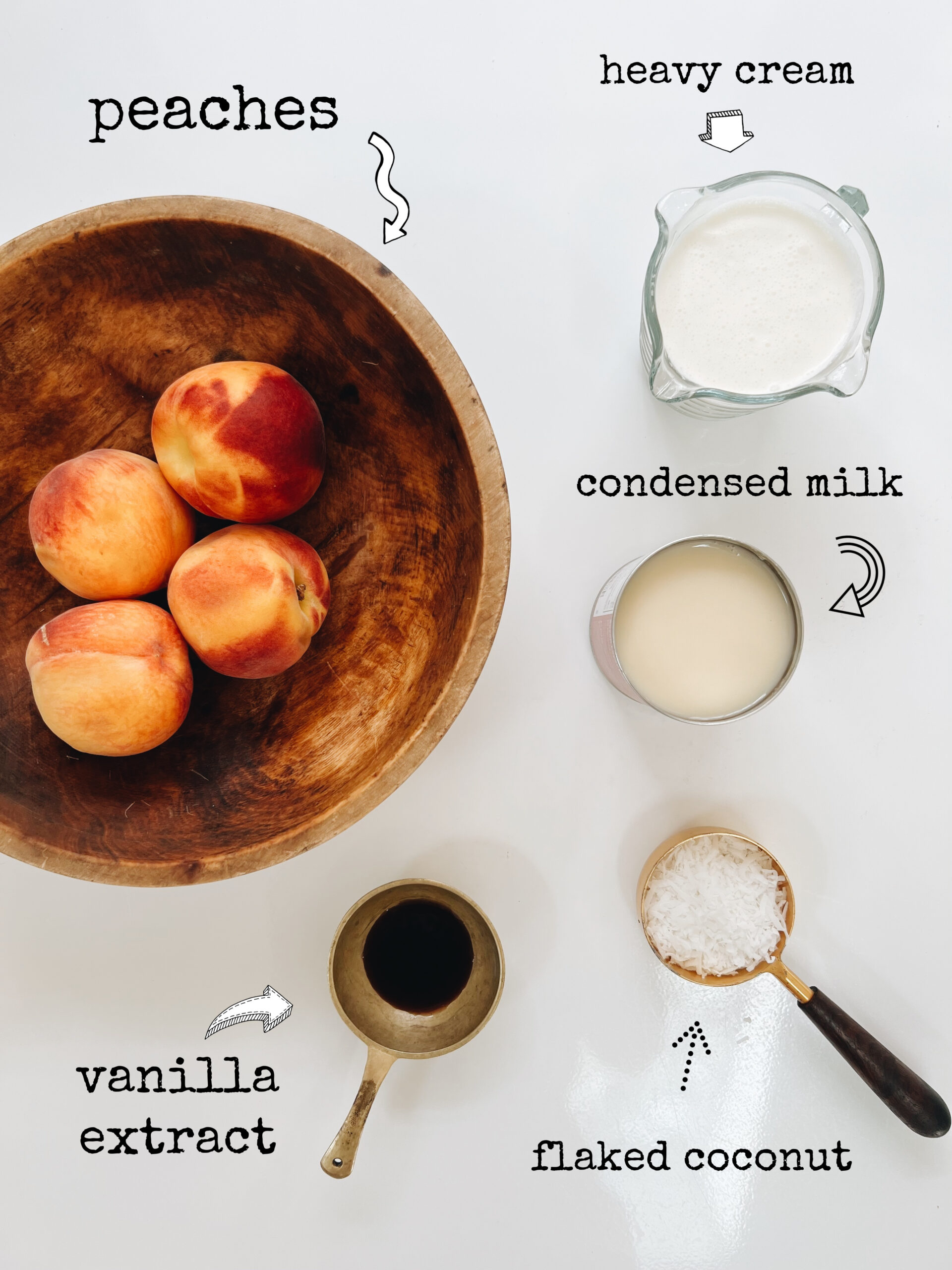 Peach Ice Cream (No Churn!) - Delicious on a Dime