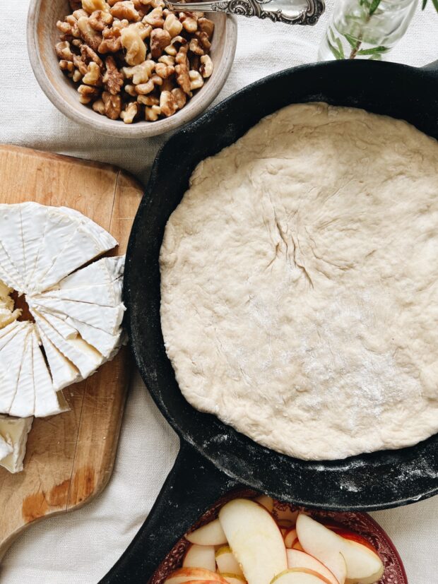 Apple Brie Skillet Pie - Bev Cooks