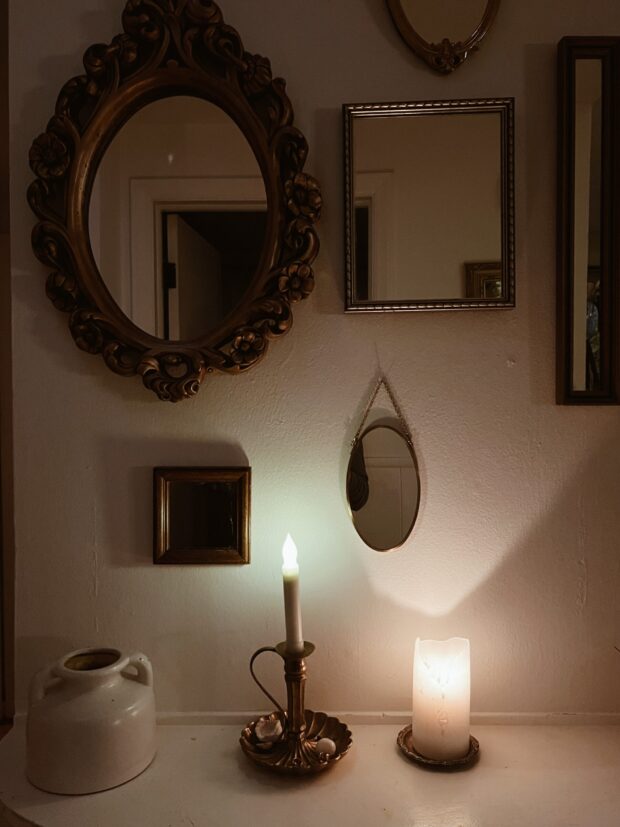 mirrors and candle / bev cooks
