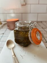 Homemade Wild Onion Oil / Bev Cooks