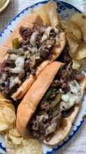 Philly Cheesesteak Sub Sandwiches / Bev Cooks