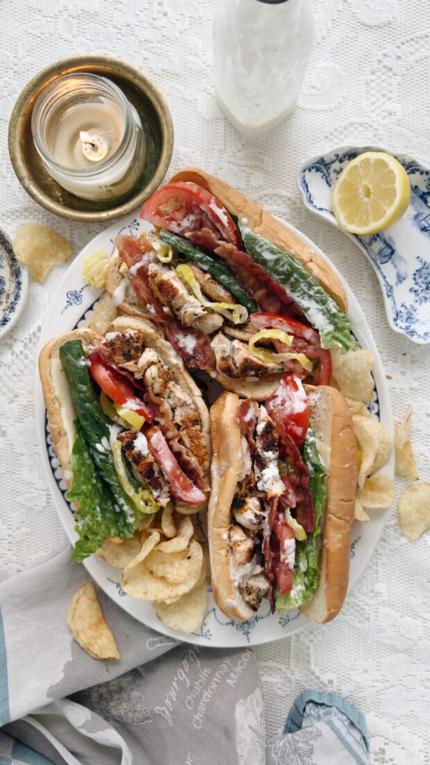 Chicken, Bacon and Ranch Subs / Bev Cooks