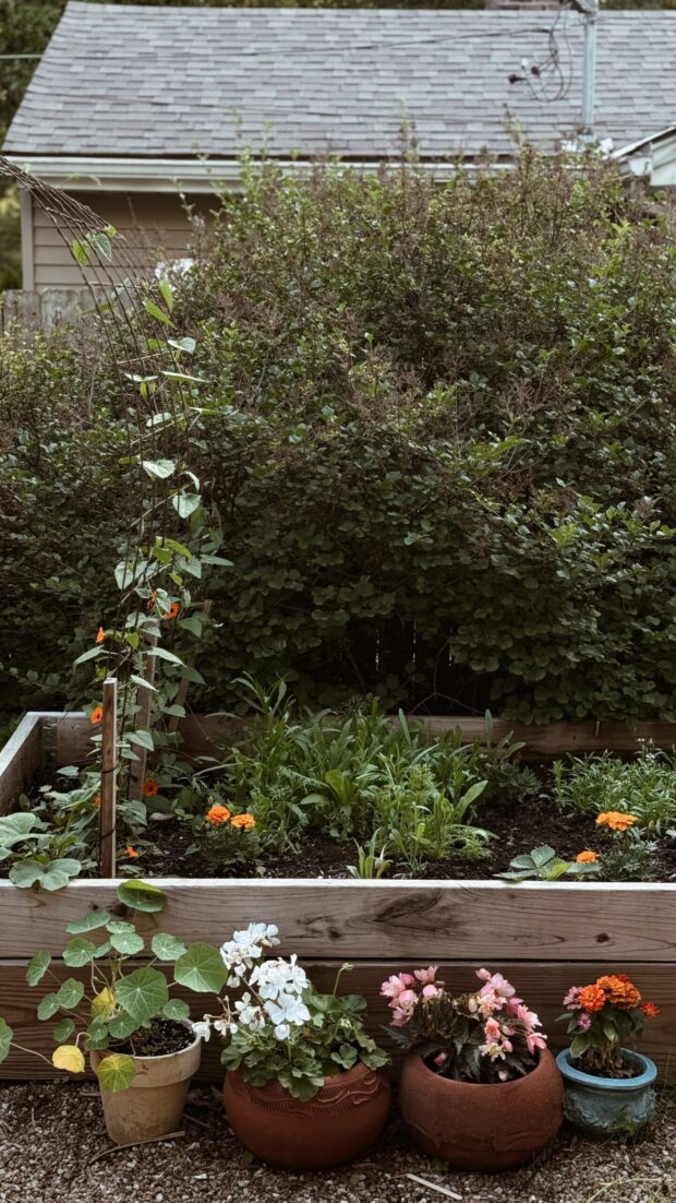 Friday Flotsam garden / bev cooks