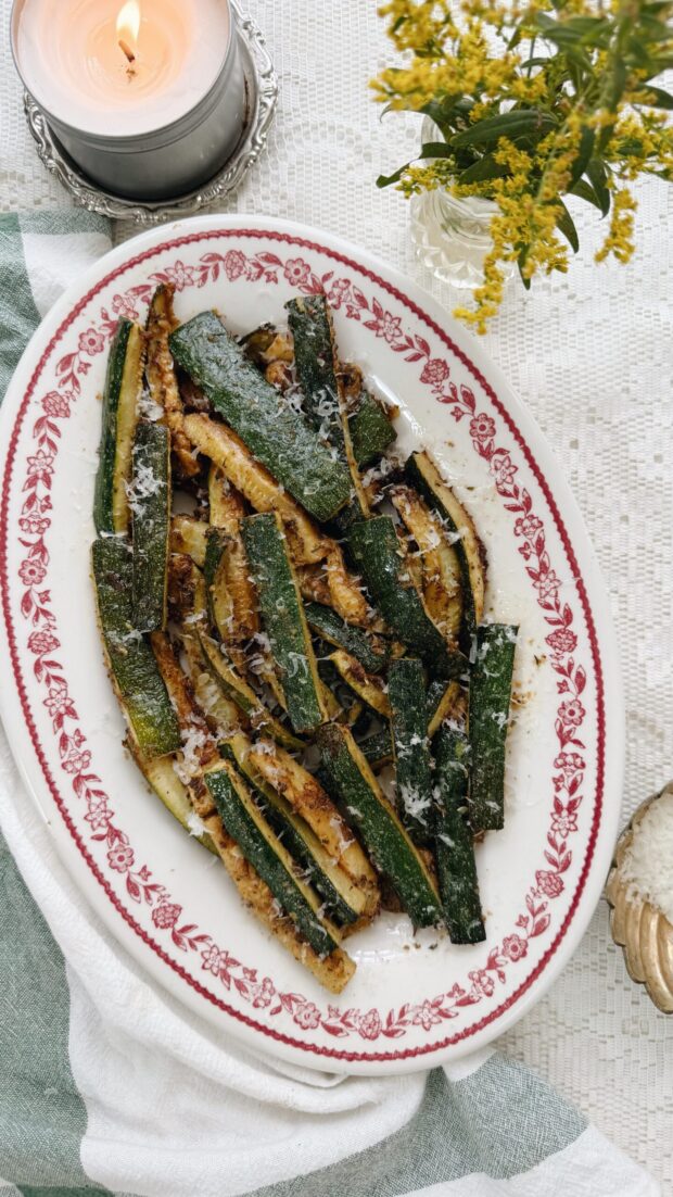 Air Fryer Zucchini Fries / Bev Cooks